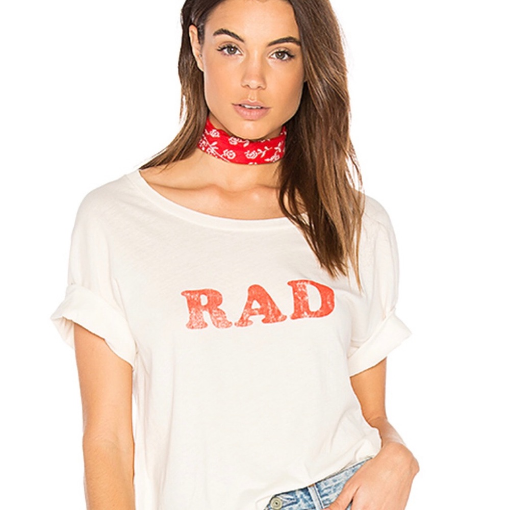 Amuse Society Tee “Rad” “Not Bad” revolve surf xs